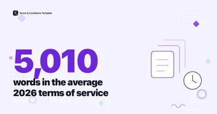 5,010 Words: Average Terms of Service Length in 2026