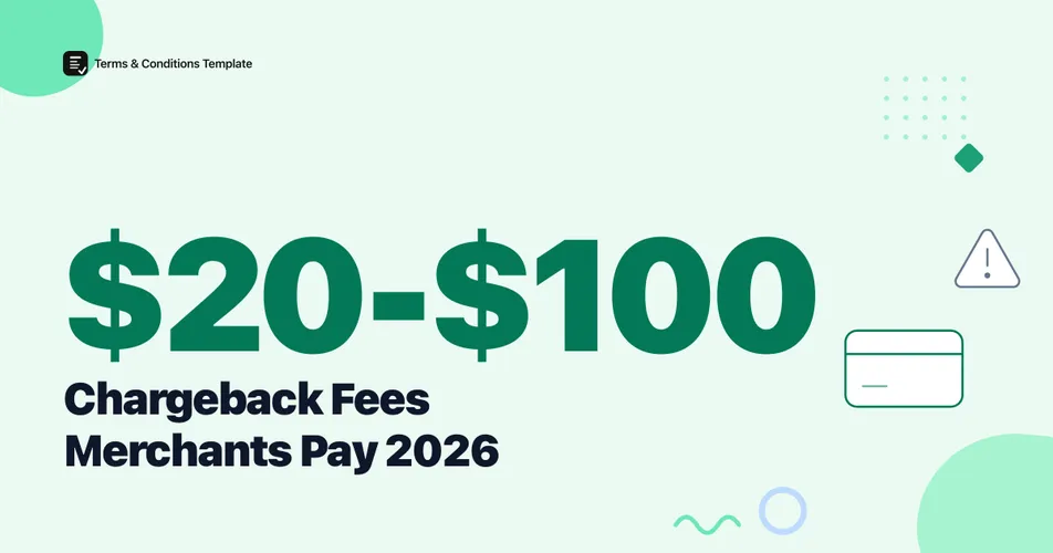 Chargeback Fees Run $20 to $100 Per Dispute: 2026
