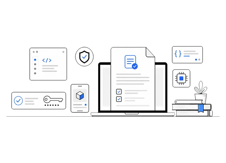 Abstract EULA generator illustration
