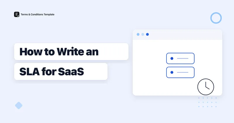 How to Write a Service Level Agreement for a SaaS Product