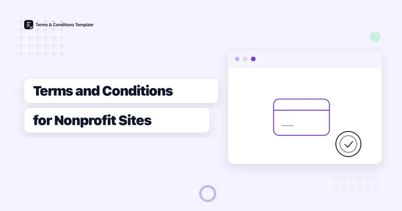 Terms and Conditions for a Nonprofit or Donation-Based Website