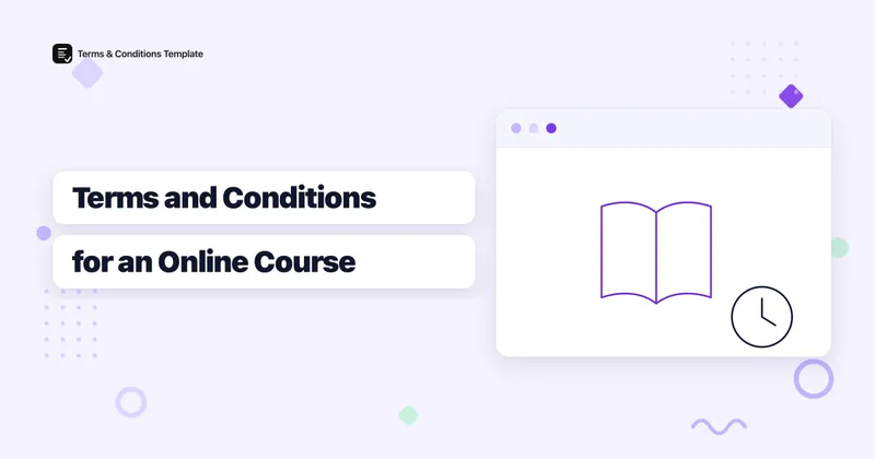 Terms and Conditions for an Online Course or Cohort-Based Program