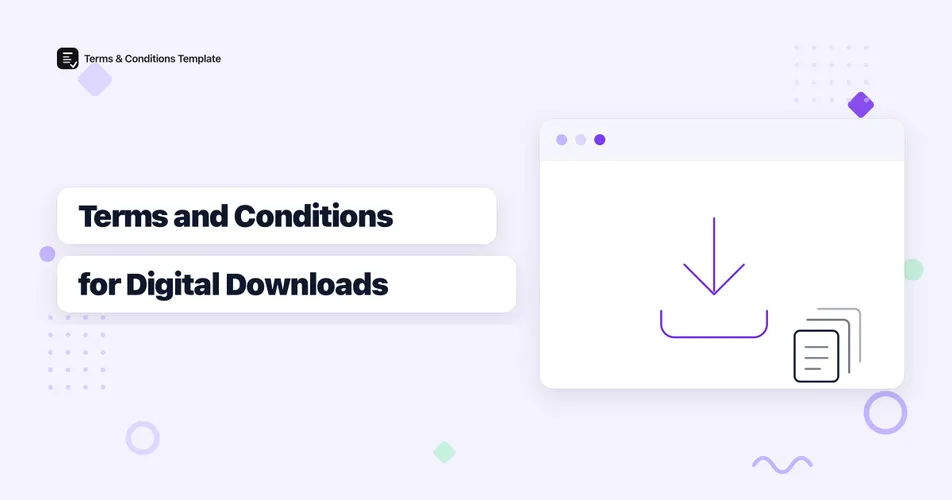 Terms and Conditions for a Digital Download Store